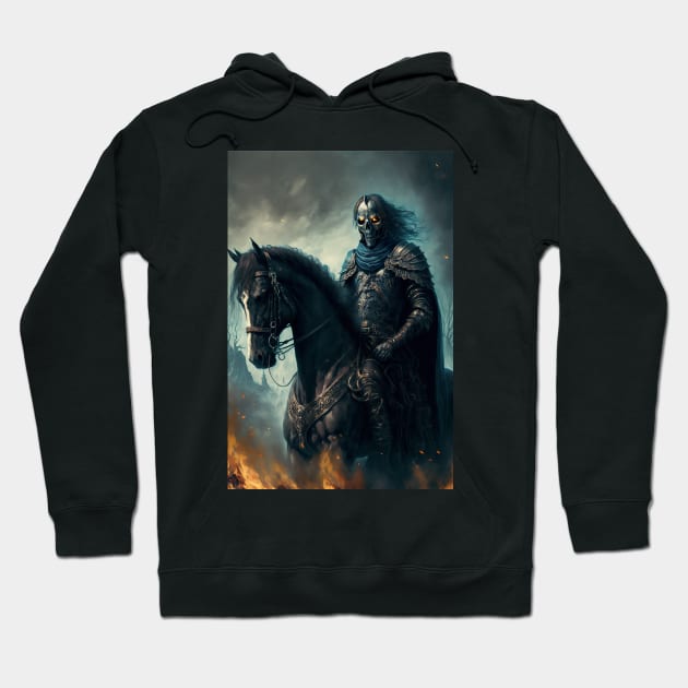 Death Knight On a Horse Hoodie by TortillaChief